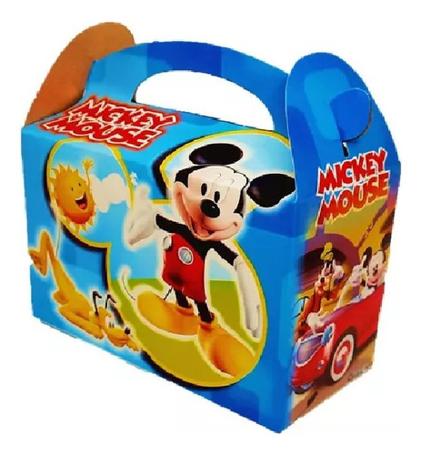 Caja Feliz Recuerdo Sorpresa X12 Fiesta Mickey Mouse Cumple
