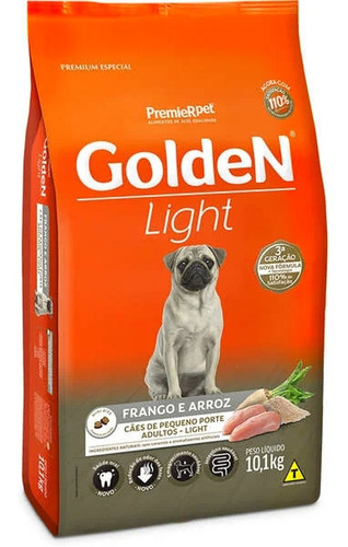 Ração Golden Formula Cães Adulto Ligth Raças Pequenas 10kg