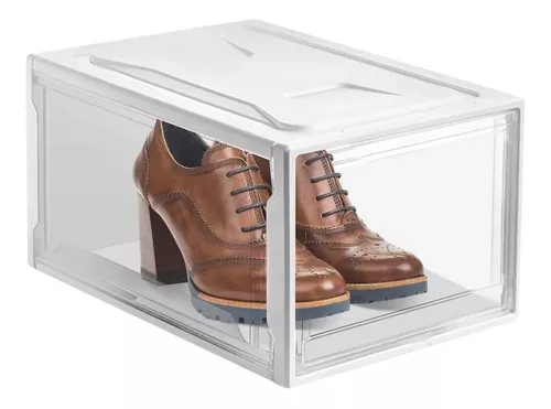 Ag Box, Set De 4 Cajas De Zapatos Apilables Premium