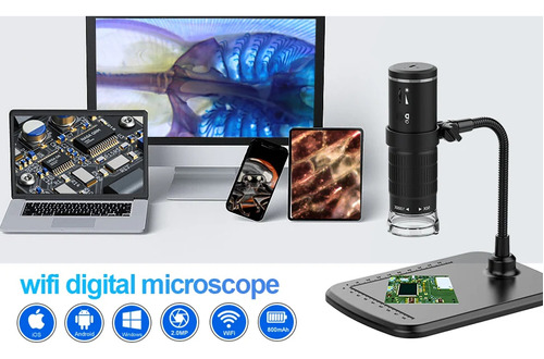 Microscopio Digital Inalámbrico Wifi 50x-1000x 