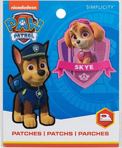 Parche Termoadhesivo Simplicity Paw Patrol Skye And Chase