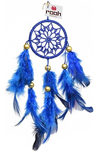 Dream Catcher Royal Blue Crochet Handmade Mandala Hangings F