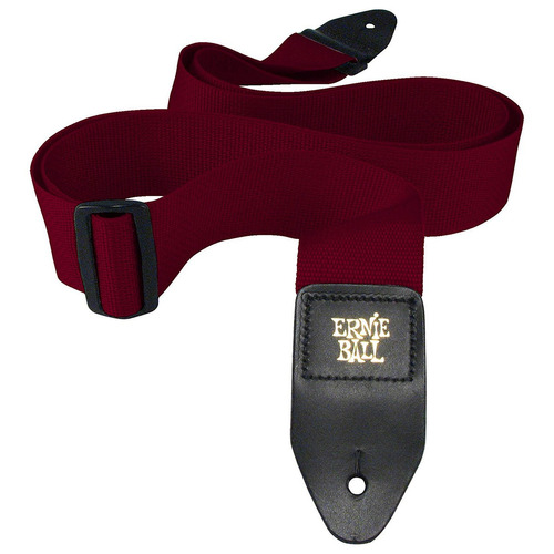 Correa Ernie Ball P04047 Burgundy Para Guitarra / Bajo