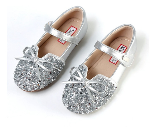 Zapatos De Niña Sandalias Princesa Zapatillas De Cristal S22