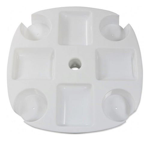 Bandeja De Mesa Con Sombrilla De Playa Con 4 Portavasos Para