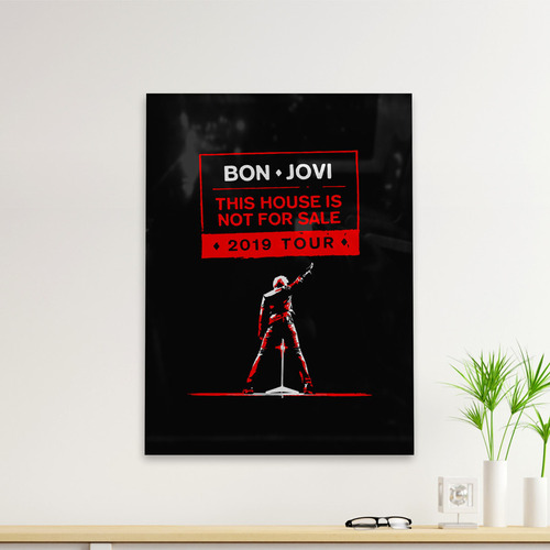 Cuadro Deco Bon Jovi 2019 Tour (d1645 Boleto.store)