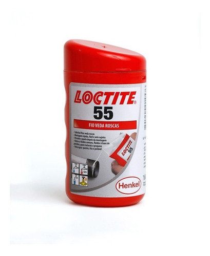 Fio Veda Rosca 160mt - Loctite 55 