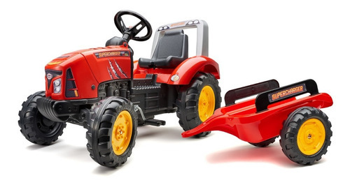 Falk Tractor Red Supercharger Pedal Tractor 2020ab Color Rojo