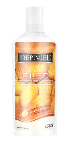 Óleo Limpiador Post Depilatorio X500 Ml Depimiel