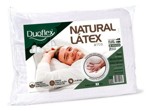 Almohada Natural Latex Alto