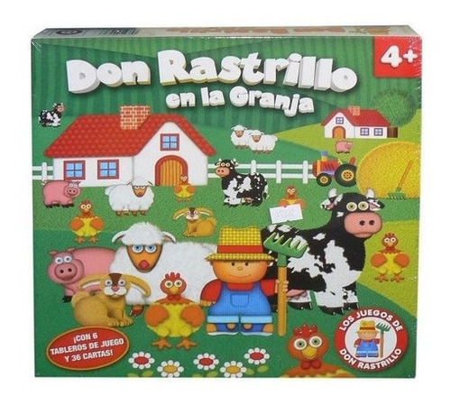 Granja Juego De Mesa Don Rastrillo Animales 