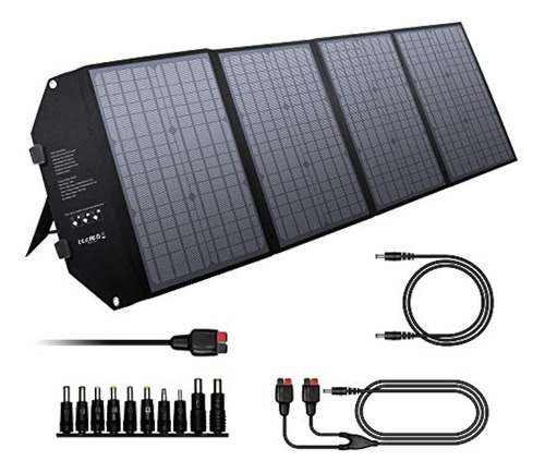 Cargador De Panel Solar Plegable Enginstar De 100 W Con Toma