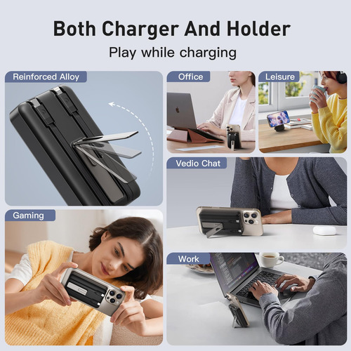 Power Bank Tryetas 16800 Mah, Magnético, Inalámbrico, 15 W,