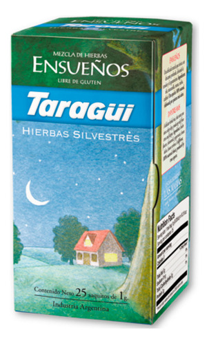 Pack X 3 Te Taragui De Hierbas Silvestres Ensueño X 25 Saq.