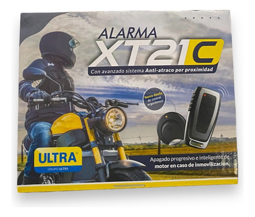 Alarma Para Motos Xt21c Pro 3 Controles Ultima Generacion 