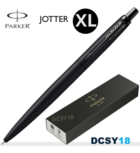 Caneta Esferográfica Parker Jotter Xl Monochrome Matt Black