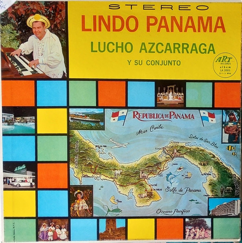 Vinilo Lp Lucho Azcarraga  Lindo Panama (xx446
