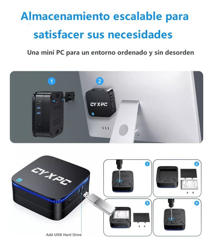 Mini Pc Intel 11th Gen N5105 12gb Ddr4 256gb Ssd Windows 11