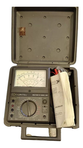 Multimetro Analógico Kyoritsu 1601 Japonés Exelente Estado