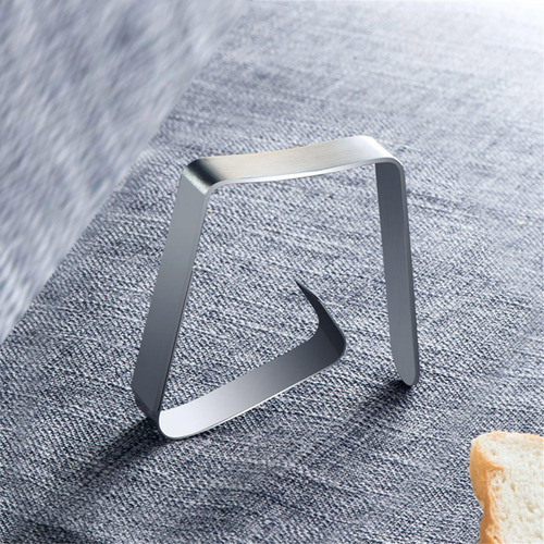 Funda De Mantel De Acero Inoxidable En V Con Abrazaderas Par