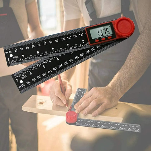 Medidor De Ángulos: Goniometro Digital Para Ingeniería 200mm