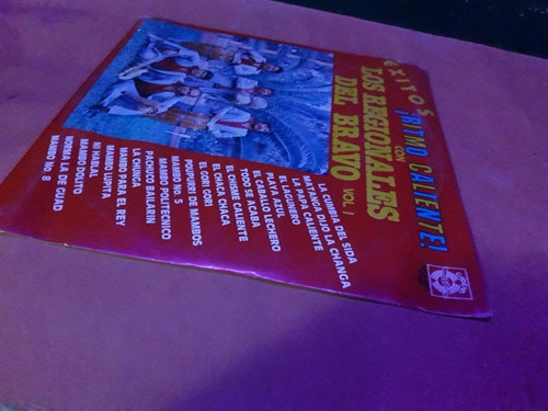 Lp Los Regionales Del Bravo Ritmo Caliente Vol.1 Sellado (Usado)