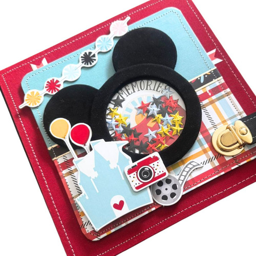 Kit Con Clase Album Scrapbook Mickey Mouse Mabel Monteagudo