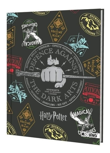 Cuaderno Mooving Harry Potter 16x21 Cm Tapa Dura 48 Hojas 