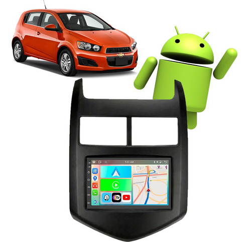 Multimídia Android Sonic 13 14 15 Google Voz + Câmera De Ré
