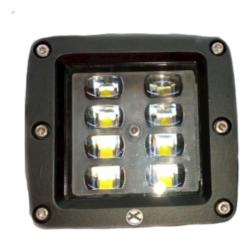 Faro Led 4 Pulgadas 8 Led Funcion Estrobos Xtreme