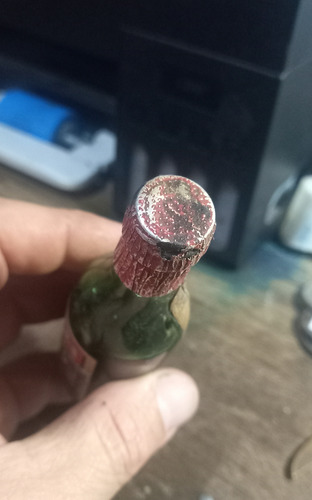 Botellita Antigua Miniatura Vermouth Henzi 40cm3 (Usado)