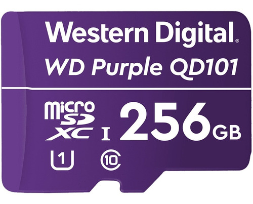 Memoria Flash Wd Purple 256gb Sc Qd101 Microsd