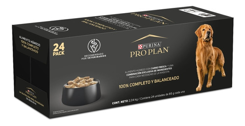 Caja Con 24 Pzs Proplan Puppy Perro Cachorro Sabor Pollo 85g