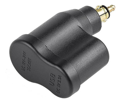 Adaptador De Corriente Hella Din Plug 3.3 A, Doble Enchufe U