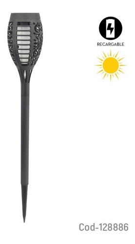 Imagen 1 de 2 de Estaca Led Solar Efecto Tipo Llama.