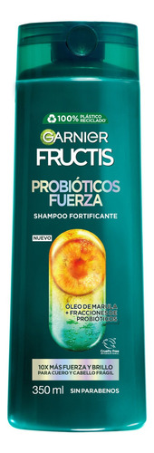 Shampoo Garnier Fructis Probióticos Fuerza 350 Ml