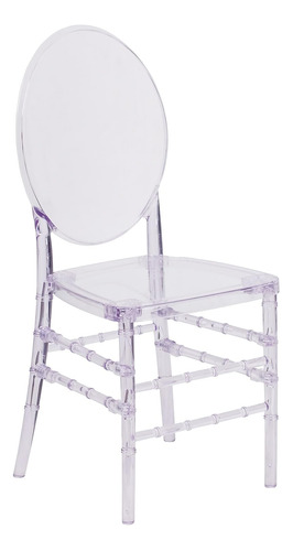 Flash Furniture Flash Elegance - Silla De Cristal Apilable .