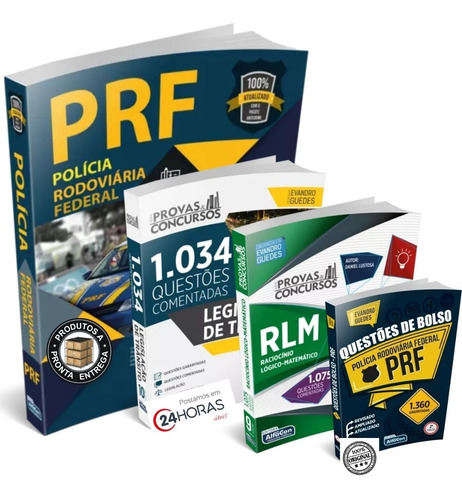 Kit Prf Apostila + Rlm + 2394 Questões - Completão