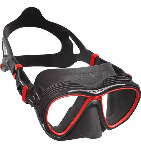 Máscara Mergulho Cressi Quantum Fog Stop Silicone Pesca Sub