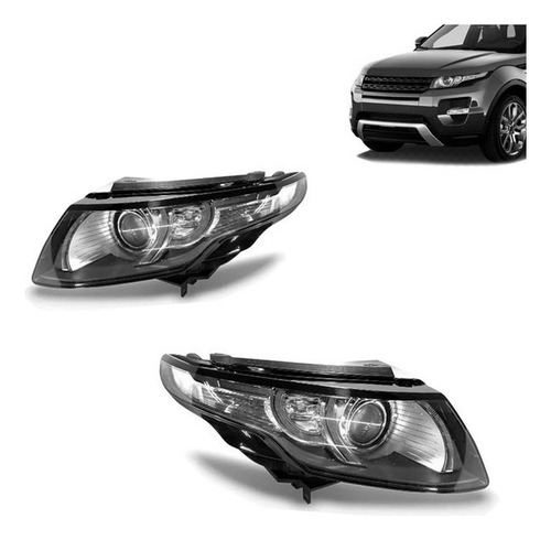 Farol Evoque 2012 2013 2014 2015 Com Led D3s 16 Pinos