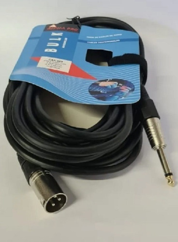 Cable De Audio Plug 6.3mm A Xlr Macho. 10mtrs.