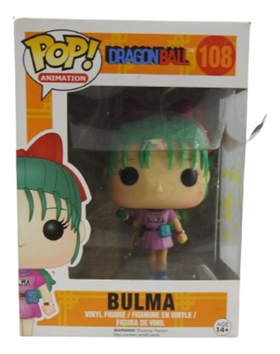 Figura Collecionable Funko Pop Dbz- Bulma #108