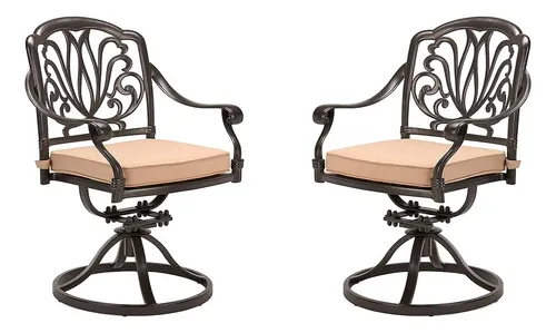 comprar Grepatio Juego De 2 Sillas De Comedor Giratorias Para Patio