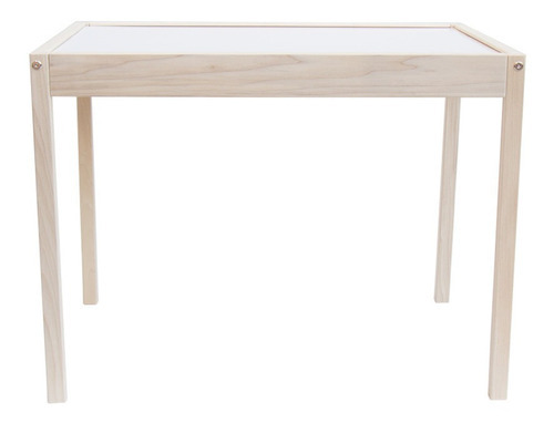 Set Mesa Y Silla Infantil Junior 6 A 12 Años Pizarron Madera Color Madera de Pino