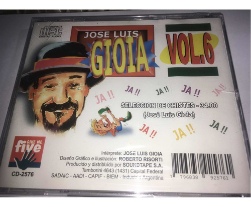 José Luis Gioia Selección De Chistes Cd Nuevo Cerrado
