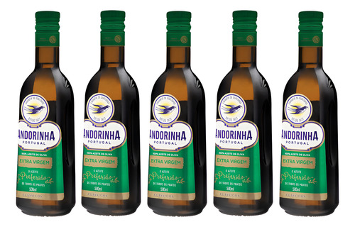Kit 5 Azeite Extra Virgem Andorinha Clássicos Frete Gratis
