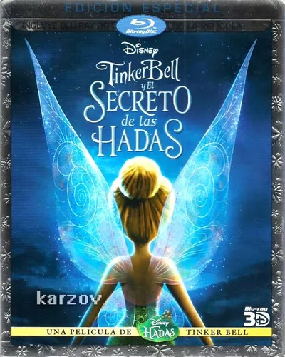 Tinker Bell Y El Secreto De Las Hadas Blu-ray 3d C/slipcover