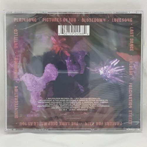 Cd The Cure - Disintegration / Nuevo Sellado - Made In Usa