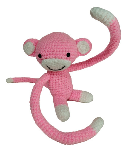 Amigurumi De Mono Rosa