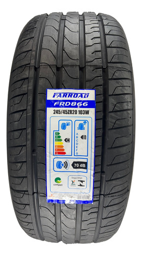 Kit 02 Pneus 245/45r20 103w Farroad Frd866 Aro 20 Evoque